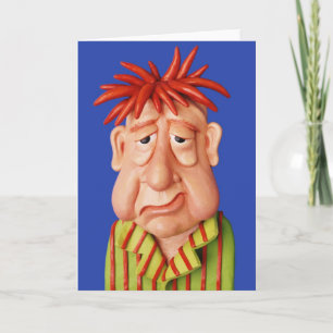 Tarjeta Hombre soñoliento