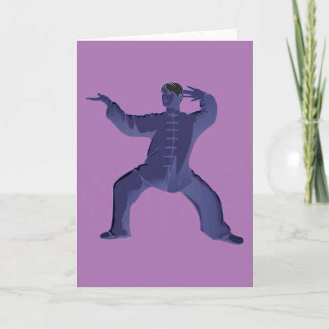 Tarjeta Hombre tai chi (Anverso)