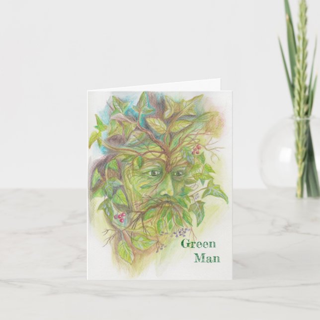 Tarjeta Hombre verde 2 (Anverso)