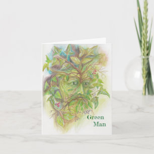Tarjeta Hombre verde 2