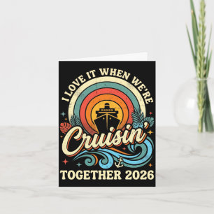 Tarjeta Hombres aman cuando navegan juntos 2026 coincident
