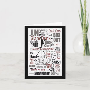 Tarjeta Hombres Baloncesto Jugador - Baloncesto Salto Baló
