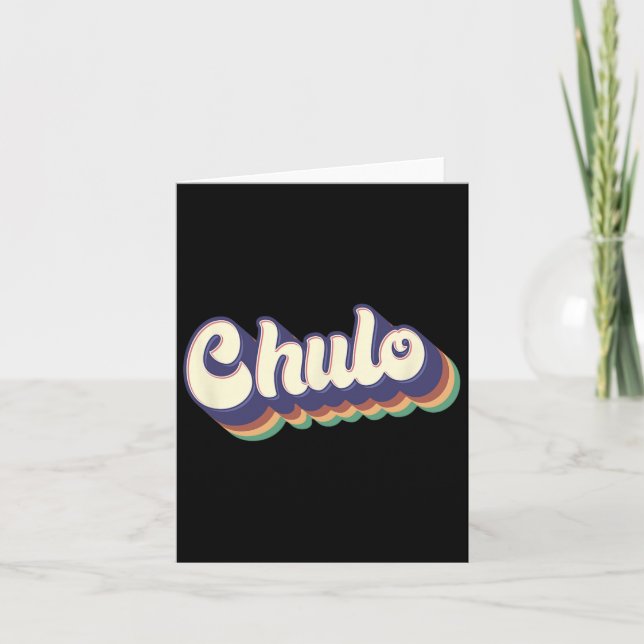Tarjeta Hombres Chulo Latino Cinco De Mayo Español Retro (Anverso)