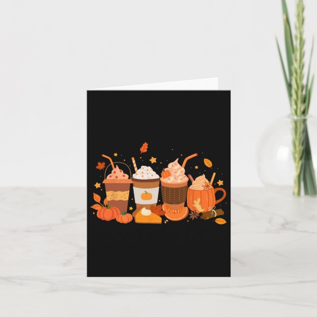 Tarjeta Hombres felices de café de lata de especias de cal (Anverso)