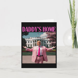 Tarjeta Hombres Hogares de la Camisa de Trump divertida