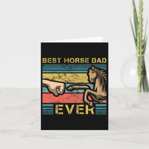 Tarjeta Hombres Mejor Padre De Caballo Ever La Paternidad