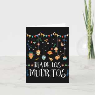 Tarjeta Hombres Mexicanos Día De Los Muertos Día De Los
