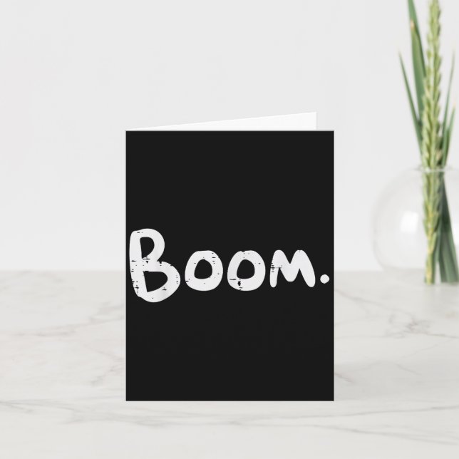 Tarjeta Hombres Motivadores del Boom del Gimnasio (Anverso)