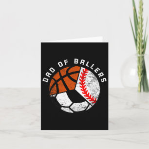 Tarjeta Hombres Papá De Byllers Fun Bysebyll Soccer