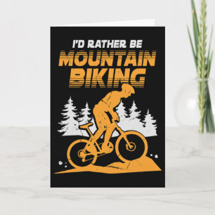 Tarjeta Hombres Preferiría Estar En Ciclismo De Montaña