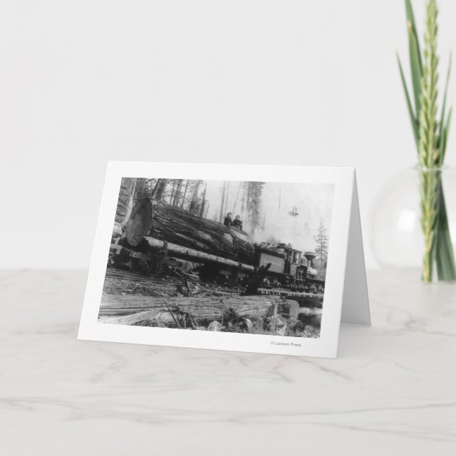 Tarjeta Hombres que llevan del tren de registración y (Anverso)