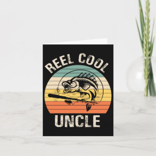 Tarjeta Hombres Reel Guay Tío Pesca Gracioso Regalo Para H