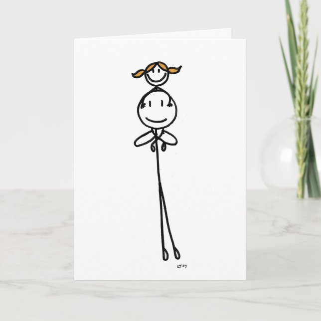 Tarjeta Hombros de papi (Anverso)