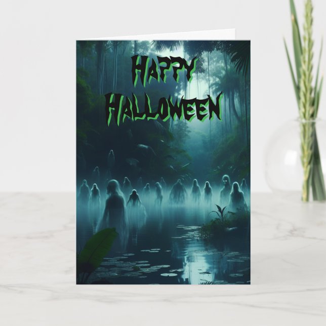 Tarjeta Hombros En Un Estúpido Pantano En La Noche De Hall (Anverso)