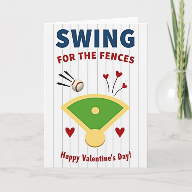 Tarjeta Home Run Love Valentine Card (Anverso)