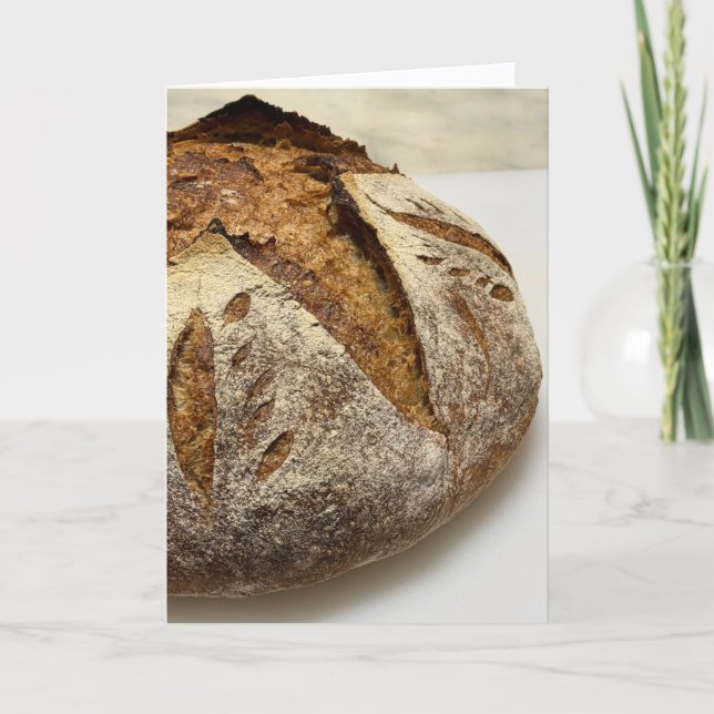 Tarjeta Homemade Bread Blank Greeting Card (Anverso)