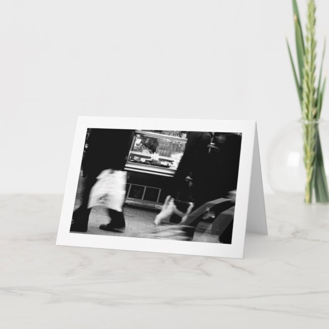 Tarjeta Homenaje de Daguerre París 14eme de la ruda a Inés (Anverso)