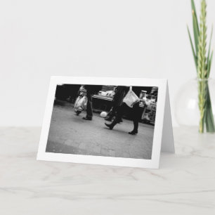 Tarjeta Homenaje de Daguerre París 14eme de la ruda a Inés