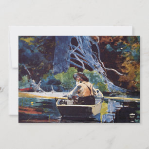 Tarjeta Homer - Guía Andirondack, pintura famosa,