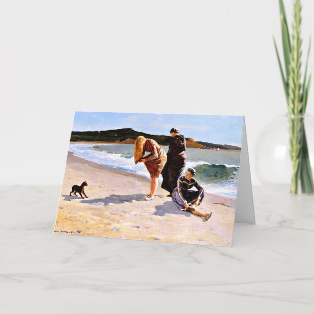 Tarjeta Homero - Cabeza de águila, Manchester, Massachuset (Anverso)