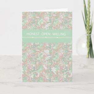 Tarjeta Honesto, Open Willing, Support