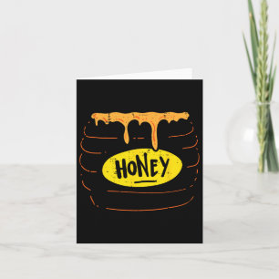 Tarjeta Honey Jar Pot Disstume Divertido Halloween Hallowe