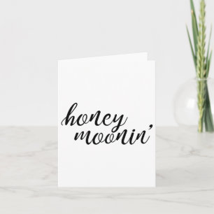 Tarjeta Honey Moonin Brie Y Groom Honeymoon Premium _1
