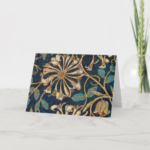 Tarjeta Honeysuckle, William Morris