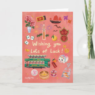 Tarjeta Hong Kong te desea suerte
