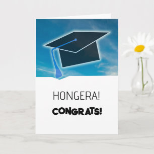 Tarjeta Hongera! Swahili Congratulations Graduation Card