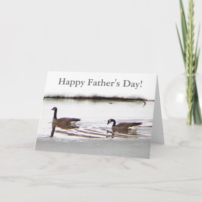 Tarjeta Honkers - Canadá Geese (Anverso)