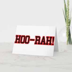 TARJETA HOO RAH