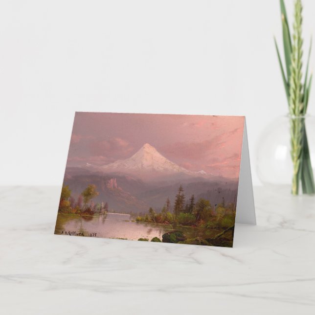 Tarjeta Hood de montaje, O | Sanford Robinson Gifford (Anverso)