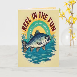 Tarjeta Hooked on Birthday Fun