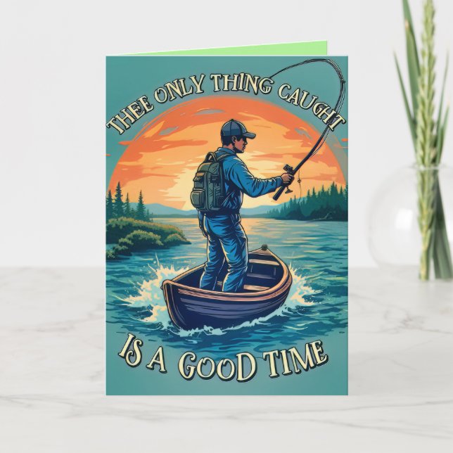 Tarjeta Hooked on Celebrating  (Anverso)