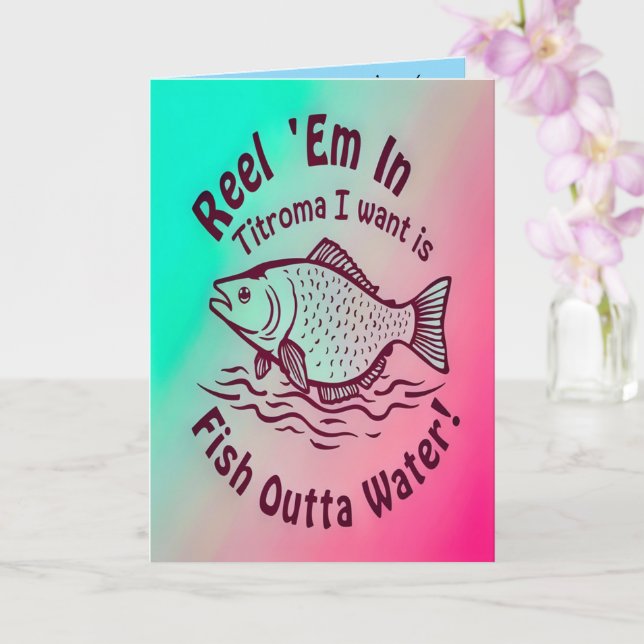 Tarjeta Hooked on You  (Orquídea)