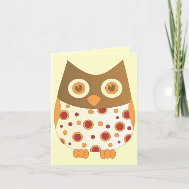 Tarjeta Hoot Owl (Anverso)