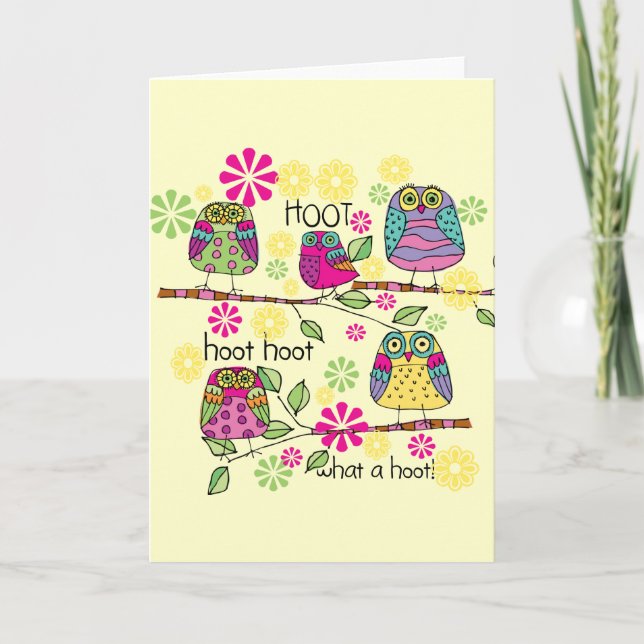 Tarjeta Hootie Owl (Anverso)