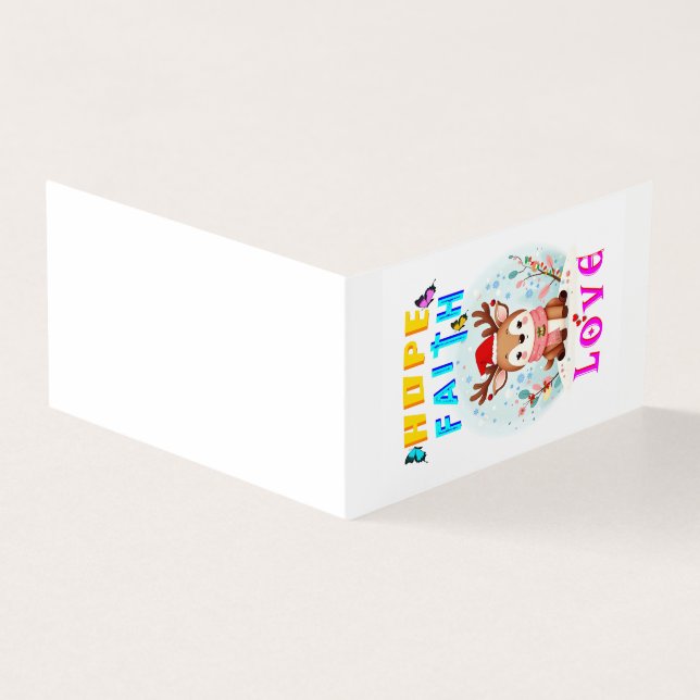 Tarjeta Hope Faith Love (Exterior)