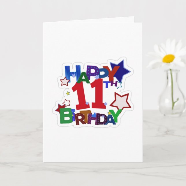 TARJETA HOPE IT IS COOL LIKE YOU "11 YEARS OLD" CARD (Planta pequeña)