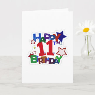TARJETA HOPE IT IS COOL LIKE YOU "11 YEARS OLD" CARD