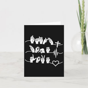 Tarjeta Hope Love - Religión Cristiana Latido de la Cruz C