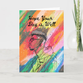 Tarjeta Hope Your Day Is Well – Encouraging Greeting