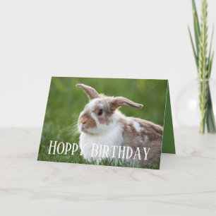Tarjeta Hoppy Birthday Bunny
