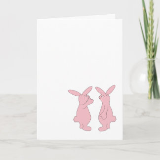 Tarjeta Hoppy Birthday Rabbits