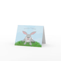 Hoppy Easter Bunny Card