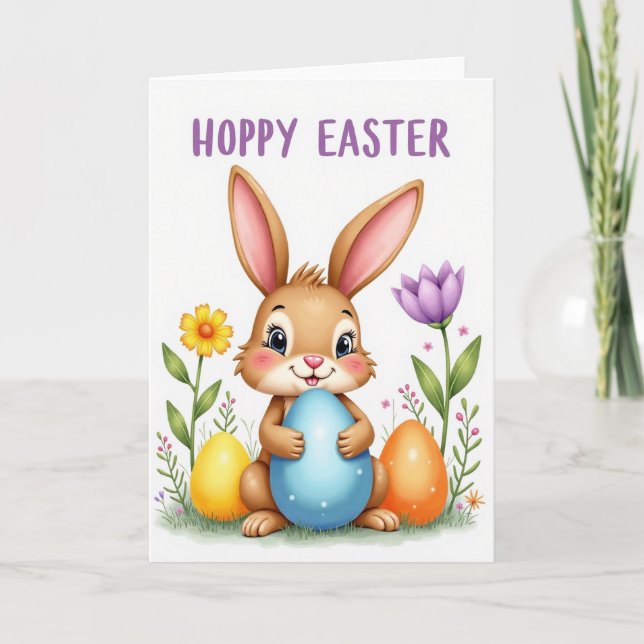 Tarjeta Hoppy Easter Friend Card (Anverso)