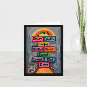 Tarjeta Hopscotch Inspiration Game Pegatina