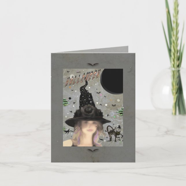 Tarjeta ¡Hora de brujería! (Anverso)