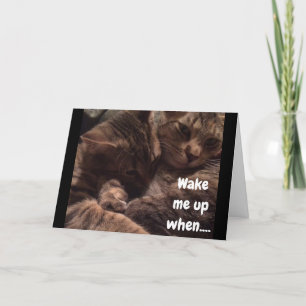 TARJETA HORA DE CELEBRAR EL *60 CUMPLEAÑOS* ¡¡¡DESPIERTA!!